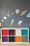 Astronaut And Planets Kids Room Mural Wall Sticker - 3