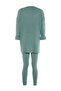 Mint Corded Fabric Wide Fit Knit Top and Bottom Set TWOAW22AU0039 - 7
