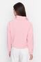 Açık Pembe Fermuar Detaylı Polar Örme Sweatshirt TWOAW21SW0758 - 9