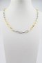 Women's 40 Cm Silver And Gold Color Knitted Necklace - 2