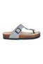 Pa Gray Genuine Leather (Grey Real Leather Slippers) Slippers - 3
