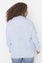 Lilac Shirt Collar Thessaloniki Knitted Knitwear Sweater Tbbaw23An00081 - 5