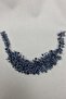 Bridal Accessory Indigo Blue Bridal Hair Accessory with Asian Crystal - 6