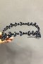 Hair Accessory Navy Blue Jewelled Bridal Crown - 6