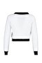 Ekru Tüylü/Yumoş İplikli Crop/Kısa Triko Hırka TWOAW22HI0048 - 6