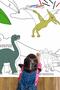 Giant Dinosaur Themed Coloring Paper