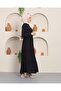 Boutique Gathered Buttoned Hijab Ayrobin Dress -01 - 2