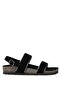 Jomeı 2fx Black Women's Thick Sole Sandals