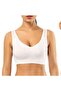 Seamless Padded Bra Set. 3 Colors in One Package (Black-white-skin) - 5