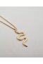 Gold Necklace with Snake Figure - 2