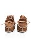 Unisex Brown Baby Organic Leather Booties