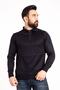 Men's Thin Wool Knitwear Knit Regular Fit Polo Collar Dad Sweater Blouse 5015 - 2