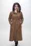 Women's Brown Woolen Hooded Coat - 2