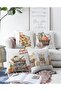Double Sided 4-Piece Basket Pumpkin Concept Digital Printed Modern Raschel Knitted Pillow Throw Pillow Cover