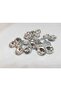 18 Mm (1.8 Cm) Rivoli-round Crystal Glass Stone White (60 Pieces)