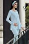 Woman's Blue Maternity Pajama Set Mbp23725-2