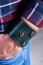 Johnny Depp Handcrafted Antique Khaki Men's Leather Bracelet Jonny001 - 3
