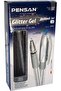 Silver Glitter Gel Ballpoint Pen Gel Glitter 1.0 Mm Silver (PACK OF 12)