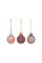 Christmas Pine Tree Ornament Rose Gold Top 24 Pieces 3 Cm