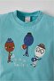 Unisex Printed 2-Piece Short Sleeve Cotton T-Shirt - 3