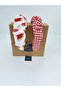 Watermelon And Square Patterned Crown Set - 2