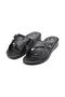 Women's Black Daily Velcro Slippers 7187 - 3