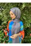 Ipekyolu Scarf By Armanda Dark Gray Janjan Shawl