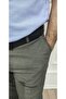 Men's Classic Comfortable Fit Khaki Linen Trousers - 5