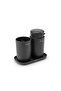 Renew Dark Gray Bathroom Set 3 Pieces - 2