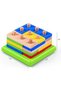 Wooden Toys Wooden Toys Russian Spiked Geometric Puzzle - 2