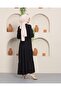 Boutique Gathered Buttoned Hijab Ayrobin Dress -01 - 5