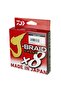 J-Braid Grand X8 - Grey String Fishing Line 135 Mt 0.13 mm