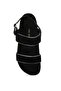 Jomeı 2fx Black Women's Thick Sole Sandals - 6