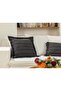 Reverie Cotton Filled Throw Pillow 45x45 cm Anthracite (Inner Pillow Included)