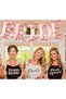 Bride Written Foil Balloon Concept Rose Gold Colored Bachelorette Party Themed Each Letter 70 cm - 5