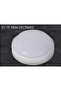 Balcony Lamp Artos 15W White Case Round Bathroom Lamp 6400K White Led Light Terrace Ceiling Lamp