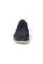 F46 Navy Blue Genuine Leather Lace-Up Men's Shoes - 3
