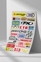 Car, Motorcycle Sponsor Sticker Set, Decal Sticker