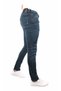 Lycra Dark Color Comfortable Fit Men's Knitted Jeans Trousers 1293K - 2