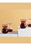 Chic Line Glass 4-Piece Tea Glass 140 Ml Dark Blue