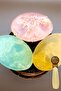 Decorative Gift Skin Friendly Pine, Apricot, Watermelon Extract Scented Natural Pumpkin Fiber 3-Piece Soap Set - 4