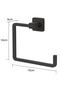 Lifetime Stainless Towel Holder Matte Black Mg335 - 5