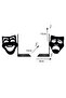 Metal Book Holder with Mask Figure Book Support, Decorative Bookshelf - 2