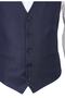 Men's Vest V-Neck Navy Blue Dobby 50405 - 4