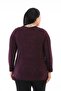 Plus Size Viscose Patterned Blouse - 5