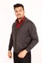 Men's Fine Wool Knitwear Knitted Dad Smoked Cardigan