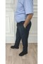 Men's Classic Cut Pleated Fabric Trousers - 3