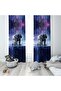 Astronaut Baby Kids Room - Two Wing Background Curtain, Bmfp-233