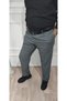 Men's Classic Cut Pleated Fabric Trousers - 5