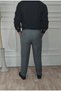 Men's Classic Cut Pleated Fabric Trousers - 7